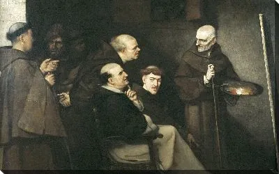 Картина Монах художника и его критики