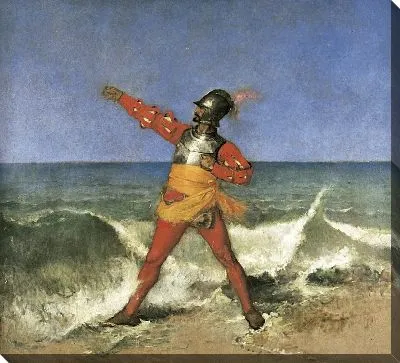 Писарро овладевает Тихим океаном от имени королей Испании (Бальбоа овладевает Тихим океаном) (Открытие Южного моря Васко Нуньесом де Бальбоа)