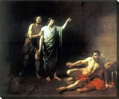 Иосиф, толкующий сны заключённым с ним в темнице виночерпию и хлебодару (Joseph Interprets Dreams prisoner with him in prison butler and the baker)