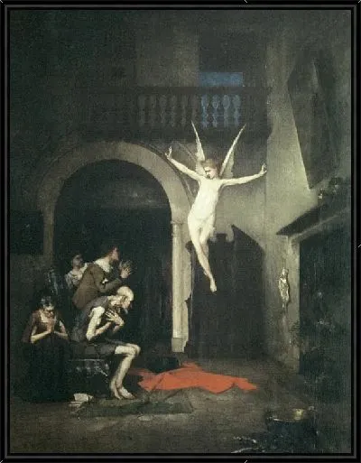 Картина Появление ангела в семье Тобиаса