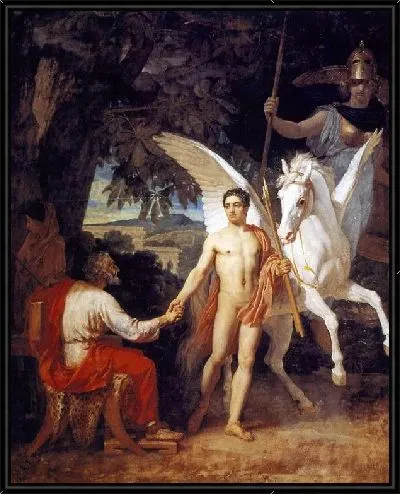 Картина Беллерофонт отправляется в поход против Химеры (Bellerophon is sent to the campaign against the Chimera)