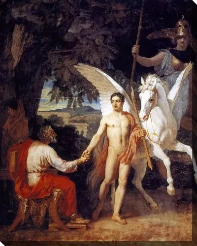 Картина Беллерофонт отправляется в поход против Химеры (Bellerophon is sent to the campaign against the Chimera)