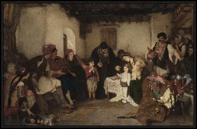 Картина Обручение детей