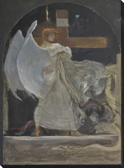 Картина Архангел, этюд для «Основания веры»