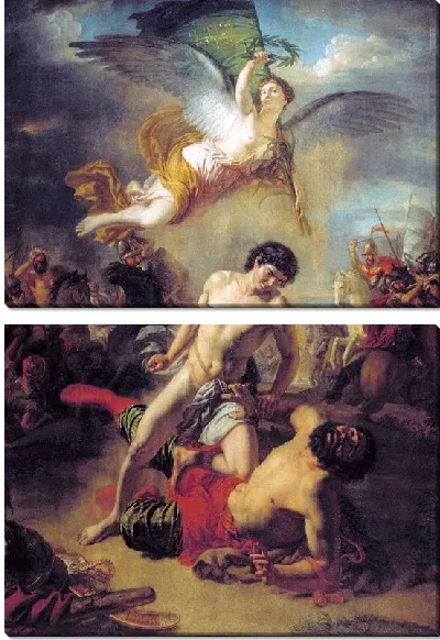 Картина Единоборство князя Мстислава Владимировича Удалого с косожским князем Редедей (Combat of Prince Mstislav Vladimirovich Duke removed from kosozhskim Rededey)