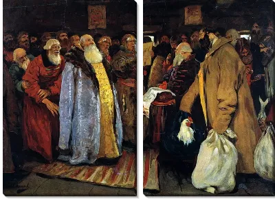 Картина Приезд воеводы (Arrival of governor)