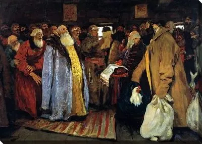 Картина Приезд воеводы (Arrival of governor)