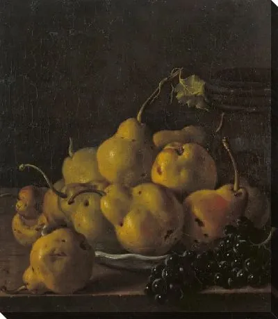 Натюрморт с грушами и виноградом
