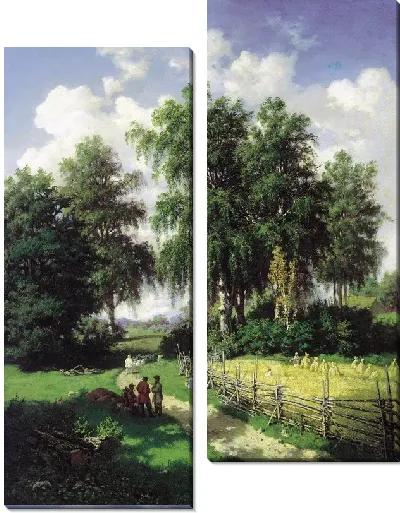 Картина Вид в окрестностях Гатчины (Type in the vicinity of Gatchina)