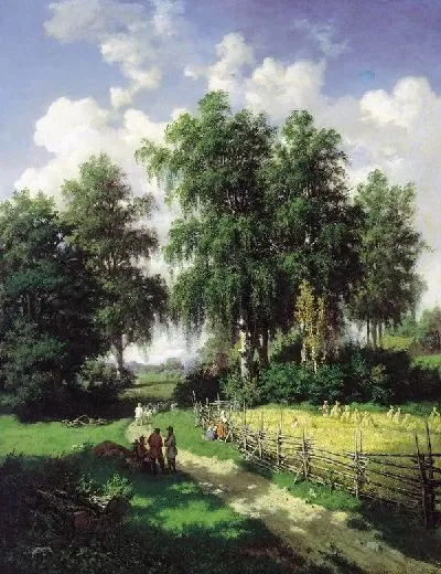 Картина Вид в окрестностях Гатчины (Type in the vicinity of Gatchina)