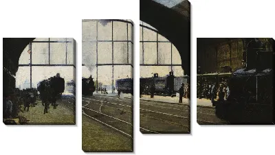 Центральный вокзал Милана в 1889 году