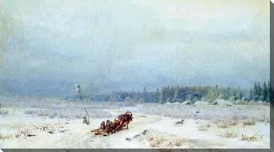 Картина Зимняя дорога (Winter road)