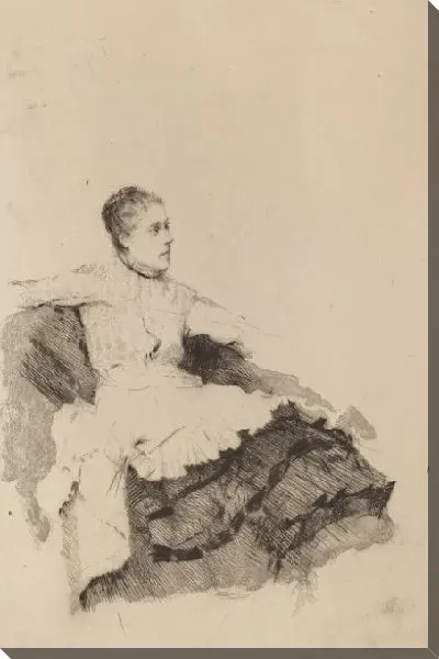 Картина Портрет мадам де Ниттис («Внимание»)