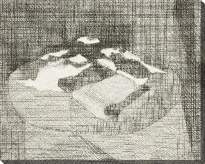 Профиль головы девушки