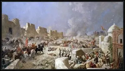 Картина Вступление русских войск в Самарканд 8 июня 1868 года (The entry of Russian troops in Samarkand, June 8, 1868)