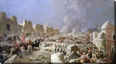 Картина Вступление русских войск в Самарканд 8 июня 1868 года (The entry of Russian troops in Samarkand, June 8, 1868)