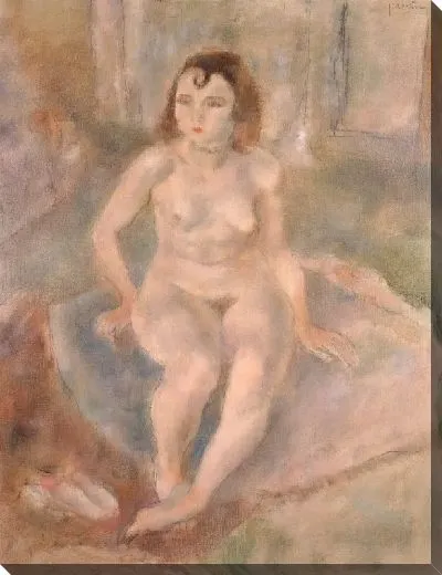 Картина Сидя женщина