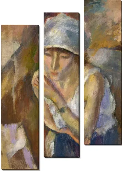 Картина Гермина в белом тюрбане