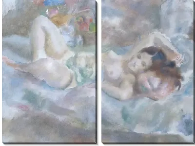 Картина Отдыхая Элиан [Элиан кушетка? E]