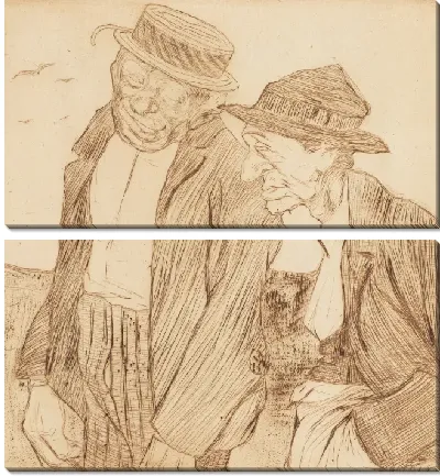 Картина Двое мужчин