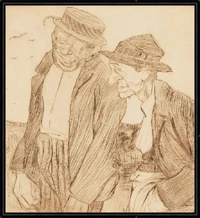 Картина Двое мужчин