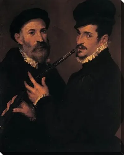 Картина Двойной портрет музыкантов