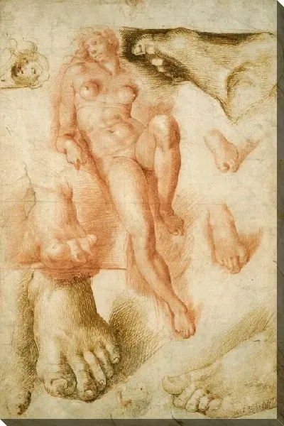 Картина Копия после "Авроры" Микеланджело