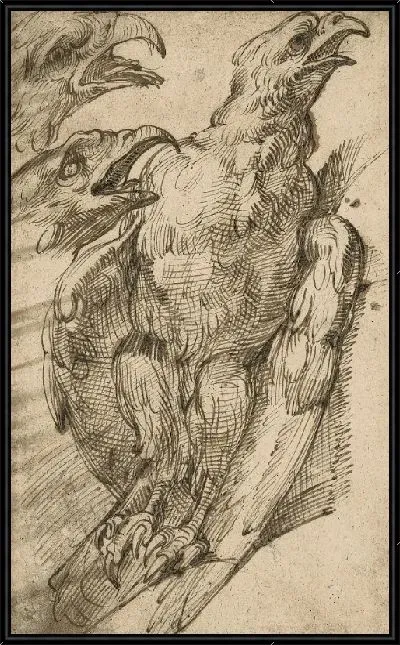 Картина Этюд с орлом