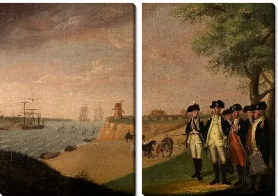 Вашингтон и его генералы в Йорктауне