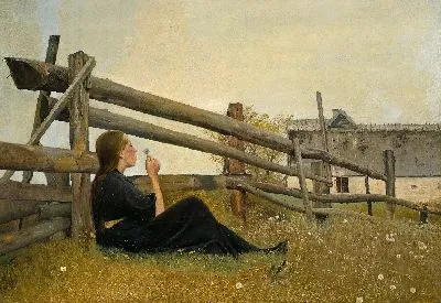 Картина В июне месяце
