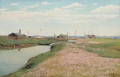 Река и гавань в Фредериксвёрке