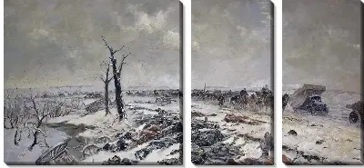 Картина В районе Корсунь-Шевченковской операции (In the Korsun-Shevchenko Operation)