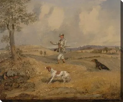 Картина Куропатка стрельба