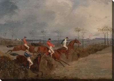 Картина Сцены из бега с препятствиями: еще одна изгородь