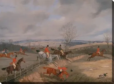 Картина Сцена охоты: рисование обложки