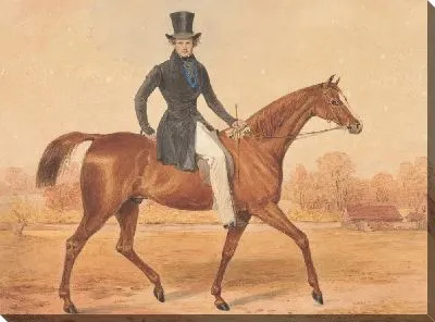 Картина H. Грант на коне