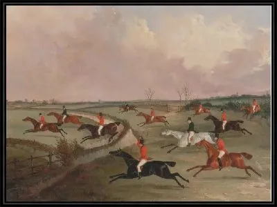 Картина Охота на Куорна в полном крике: Вторые лошади