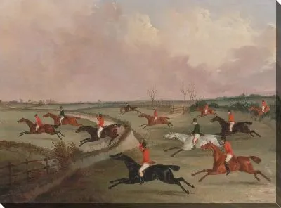 Картина Охота на Куорна в полном крике: Вторые лошади