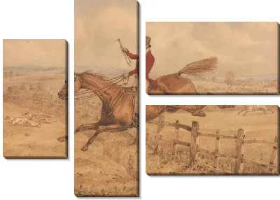 Картина Возглавив полет рельсов и добравшись до следующего поля