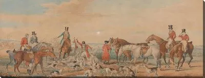 Картина Лестерширская Охота - Смерть