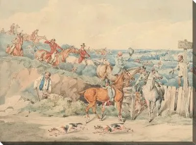 Картина Охота на лис: ушел