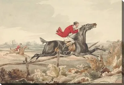 Картина «Квалифицированные лошади и неквалифицированные всадники:« Зарядка воловьей воли с хорошим успехом »