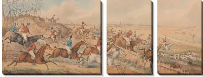 Картина Лестерширская Охота - Симптомы Скури в Обыкновенной стране