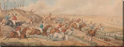 Картина Лестерширская Охота - Симптомы Скури в Обыкновенной стране