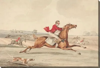 Картина «Квалифицированные лошади и неквалифицированные всадники:« Идем по быстрому ходу ... »