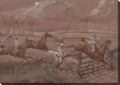 Картина Ночные всадники из Nacton: последнее поле возле Nacton Heath