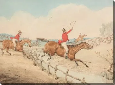 Картина Прыжки по низкой железной дороге и ручей