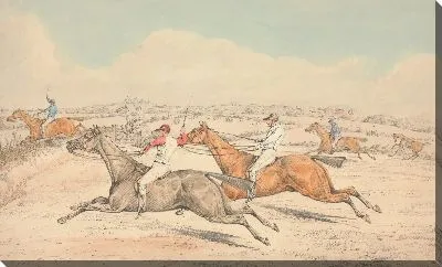 Картина Бег с препятствиями: поле подходит к канаве