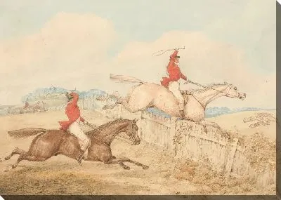 Картина Прыжки через деревянный забор