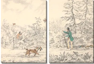 Картина Стрельба из фазана